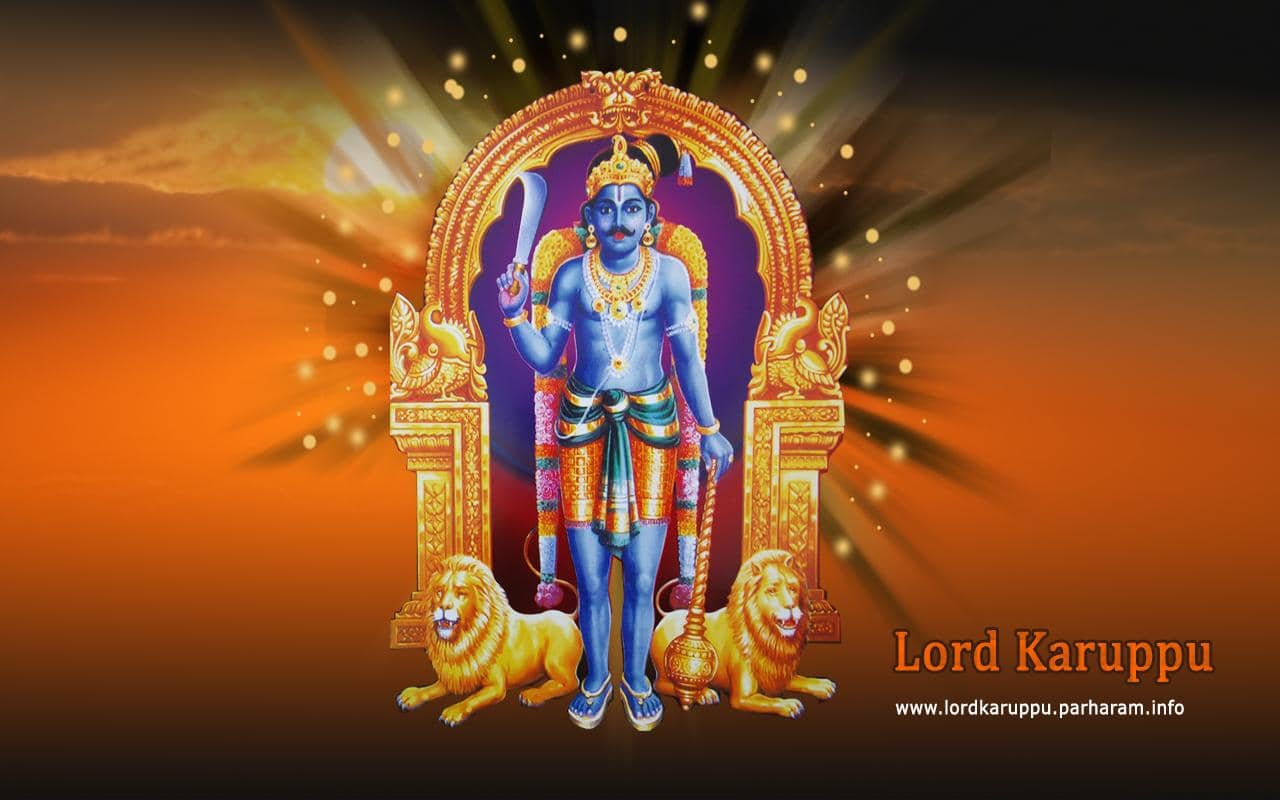 Wallpaper Hindu God - Lord Karuppar